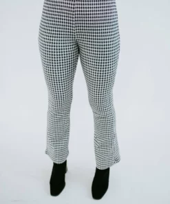 BaeVely On The Horizon Gingham Flare Pant Bottoms