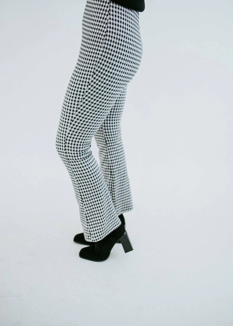 BaeVely On The Horizon Gingham Flare Pant Bottoms 5 BaeVely On The Horizon Gingham Flare Pant Bottoms