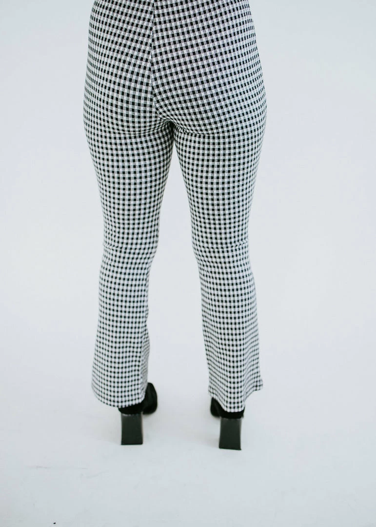 BaeVely On The Horizon Gingham Flare Pant Bottoms 6 BaeVely On The Horizon Gingham Flare Pant Bottoms
