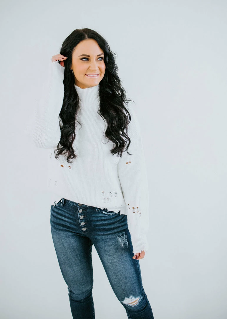 Lauriebelles Lily & Lottie Ettie Distressed Sweater By Chelsea DeBoer 31 Lauriebelles Lily & Lottie Ettie Distressed Sweater By Chelsea DeBoer