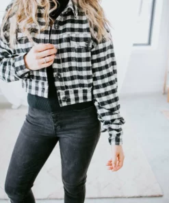 Le Lis Avis Cropped Gingham Jacket Outerwear 14 Le Lis Avis Cropped Gingham Jacket Outerwear
