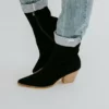Let's See Style Arisa Chunky Heel Bootie