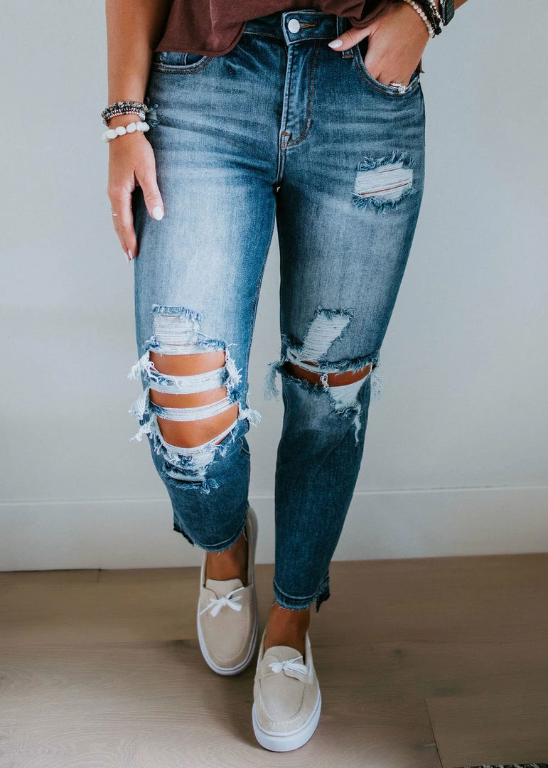 Risen Bijou High Rise Straight Jean 3 Risen Bijou High Rise Straight Jean