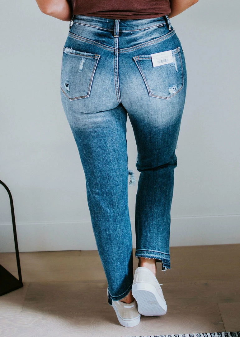 Risen Bijou High Rise Straight Jean 5 Risen Bijou High Rise Straight Jean