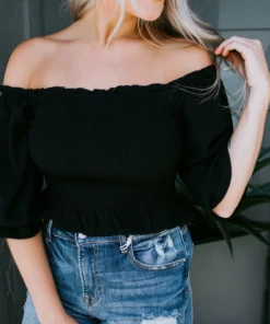 AAAAA Fashion Feel So Free Smocked Top Laurie's Sunday Try On