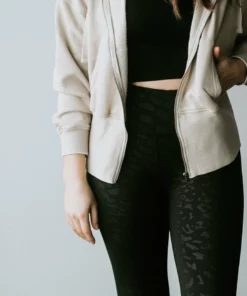 Mono B Jayda Dolman Zip Up Hoodie Curvy