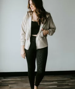 Mono B Jayda Dolman Zip Up Hoodie Curvy