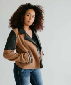 Lauriebelles Lily & Lottie Claremont Biker Jacket By Chelsea DeBoer