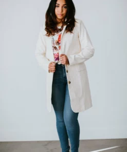 Melrose With Love Davina Faux Leather Coat Outerwear