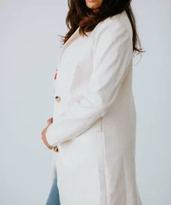 Melrose With Love Davina Faux Leather Coat Outerwear