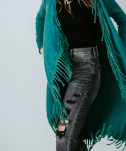 Blue Buttercup Kenzie Fringe Duster Cardigan