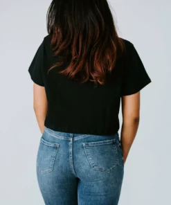 Rustee Clothing Cowboy Country Graphic Crop Tee