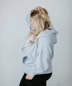 Mono B Jayda Dolman Zip Up Hoodie Curvy