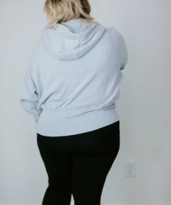 Mono B Jayda Dolman Zip Up Hoodie Curvy