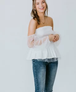 Andree By Unit Flawless Frills Smocked Top Tops