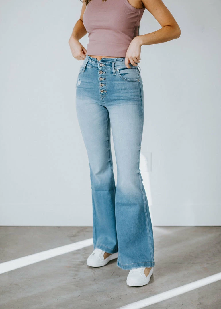 KanCan Randi High Rise Flare Jean 3 KanCan Randi High Rise Flare Jean