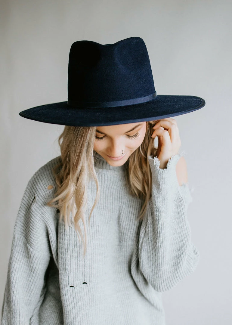 Olive & Pique Billie Wool Rancher Hat 9 Olive & Pique Billie Wool Rancher Hat