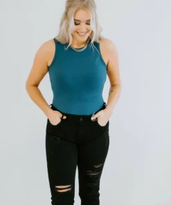 Le Lis Tops Jaide Ribbed Bodysuit