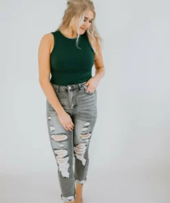 Le Lis Tops Jaide Ribbed Bodysuit