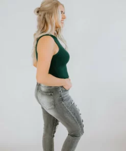 Le Lis Tops Jaide Ribbed Bodysuit