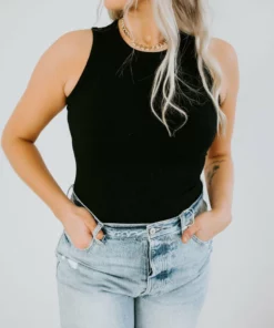 Le Lis Tops Jaide Ribbed Bodysuit