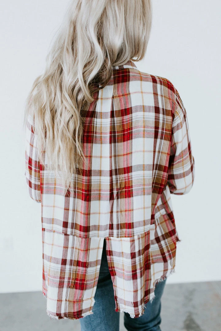 White Birch Aurelia Plaid Top Tops 5 White Birch Aurelia Plaid Top Tops