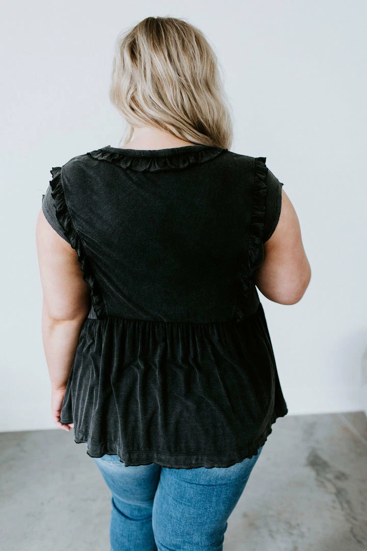 White Birch Tops Masyn Peplum Tank Top 4 White Birch Tops Masyn Peplum Tank Top