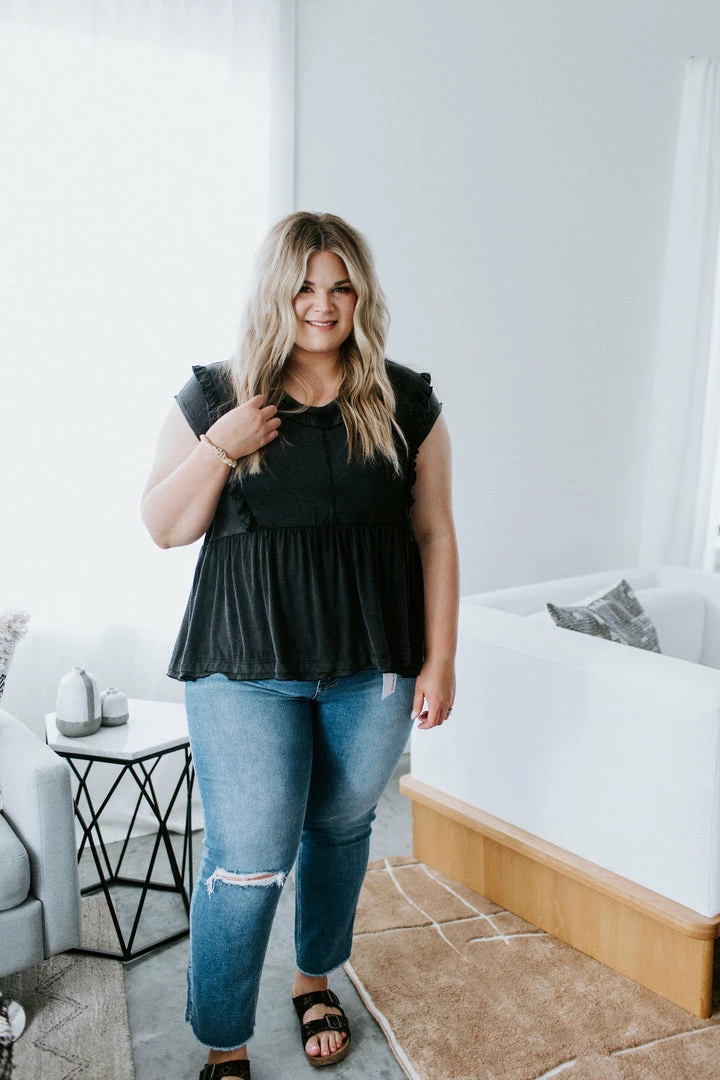 White Birch Tops Masyn Peplum Tank Top 8 White Birch Tops Masyn Peplum Tank Top