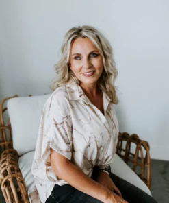 BucketList Lucinda Marble Print Top Tops