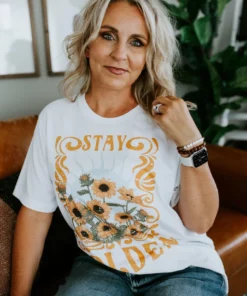 Kissed Apparel Stay Golden Graphic Tee