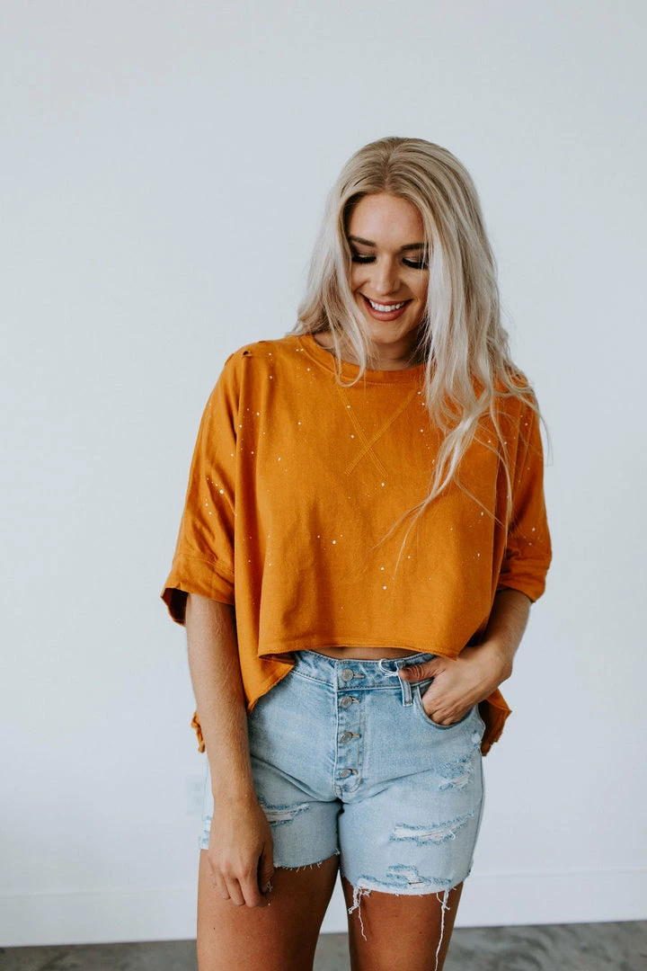 Peach Love California Masterpiece Crop Top 5 Peach Love California Masterpiece Crop Top