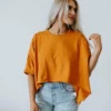 Peach Love California Masterpiece Crop Top