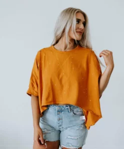 Peach Love California Masterpiece Crop Top