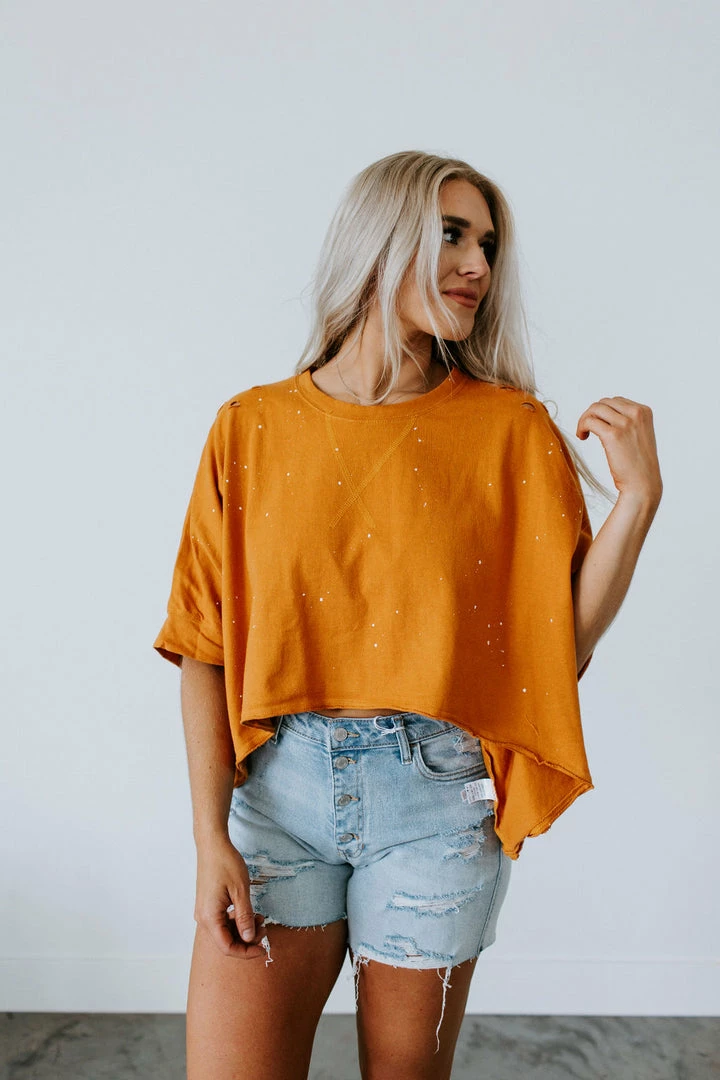 Peach Love California Masterpiece Crop Top 3 Peach Love California Masterpiece Crop Top