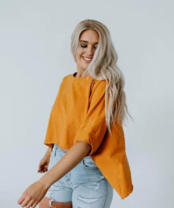 Peach Love California Masterpiece Crop Top