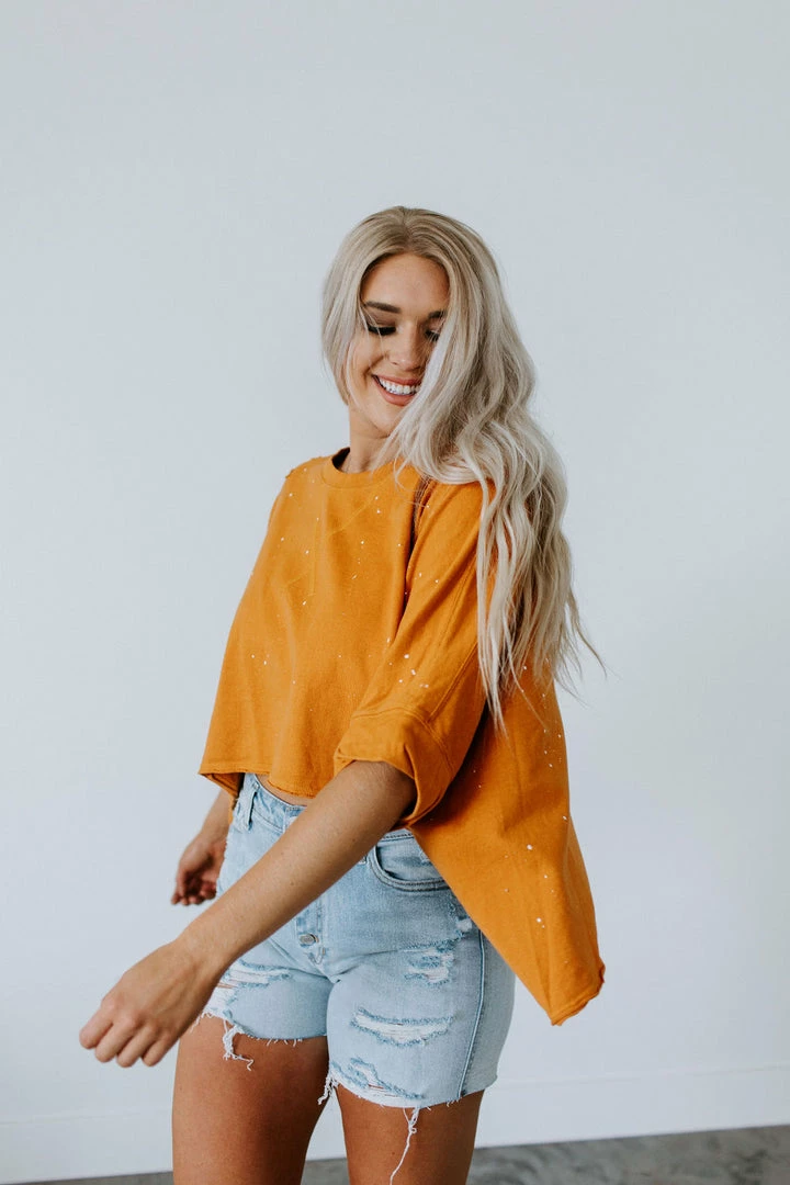 Peach Love California Masterpiece Crop Top 4 Peach Love California Masterpiece Crop Top