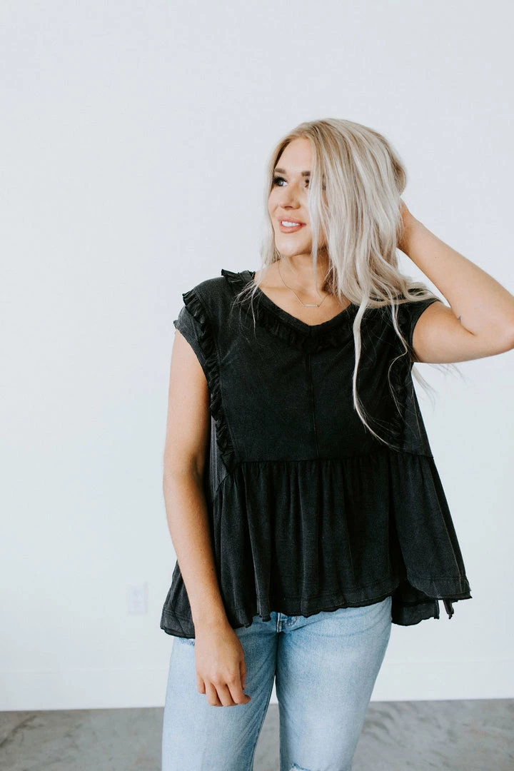 White Birch Tops Masyn Peplum Tank Top 9 White Birch Tops Masyn Peplum Tank Top