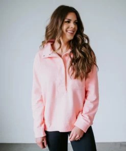 Trend Notes Tops Benton Mock Neck Pullover