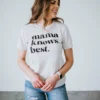 Tink & Key Inc Mama Knows Best Graphic Tee