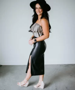 Sans Souci Carla Pencil Midi Skirt