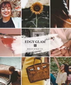 Belle & Rae Co. Lightroom Presets Edgy Glam