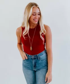 Le Lis Tops Jaide Ribbed Bodysuit