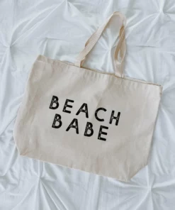 Love You A Latte Shop Beach Babe Tote Bag