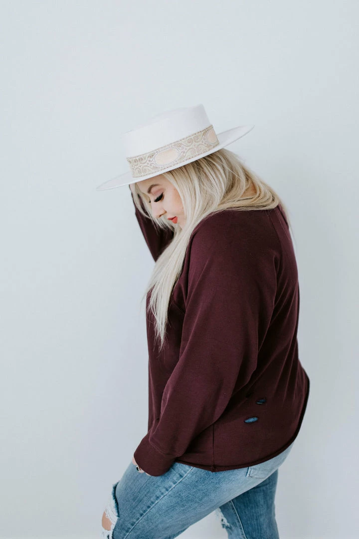 Lauriebelles Lily & Lottie Wren Distressed Crew Sweatshirt By Chelsea DeBoer 14 Lauriebelles Lily & Lottie Wren Distressed Crew Sweatshirt By Chelsea DeBoer