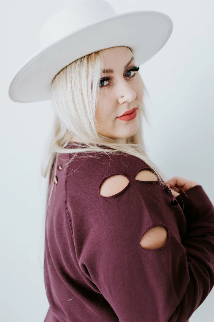 Lauriebelles Lily & Lottie Wren Distressed Crew Sweatshirt By Chelsea DeBoer 15 Lauriebelles Lily & Lottie Wren Distressed Crew Sweatshirt By Chelsea DeBoer