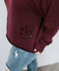 Lauriebelles Lily & Lottie Wren Distressed Crew Sweatshirt By Chelsea DeBoer 30 Lauriebelles Lily & Lottie Wren Distressed Crew Sweatshirt By Chelsea DeBoer