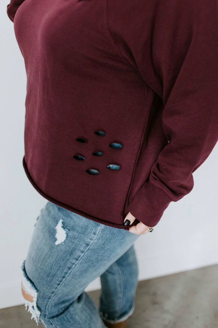 Lauriebelles Lily & Lottie Wren Distressed Crew Sweatshirt By Chelsea DeBoer 16 Lauriebelles Lily & Lottie Wren Distressed Crew Sweatshirt By Chelsea DeBoer