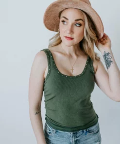 POL Tops All Studs No Duds Tank Top