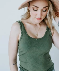 POL Tops All Studs No Duds Tank Top