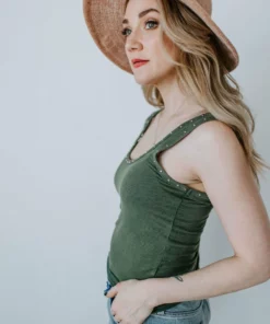 POL Tops All Studs No Duds Tank Top